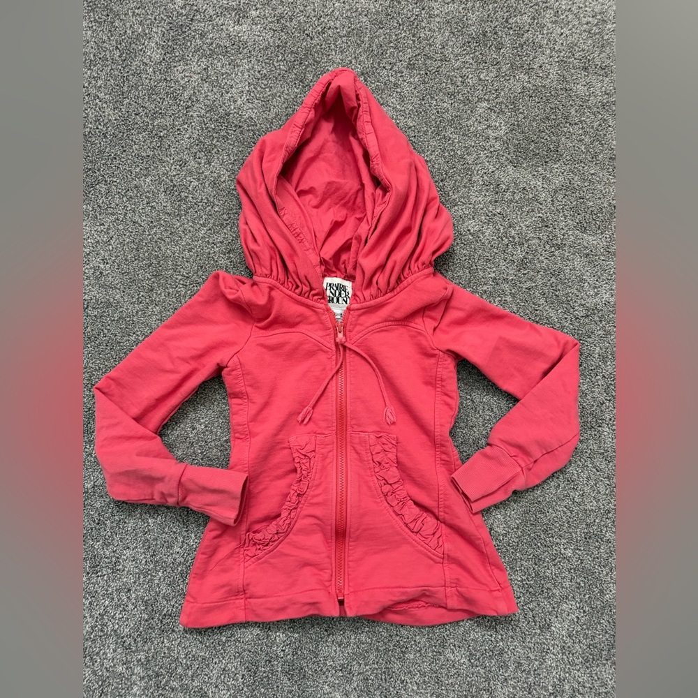 Girl’s size large Prairie Underground Cloak Hoodie in Lipstick
